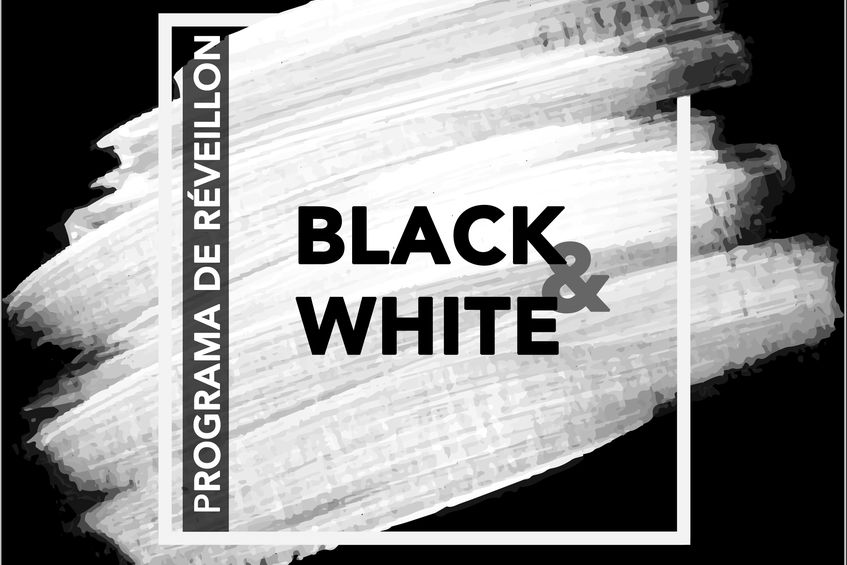 Passagem de Ano 2023-2024 Black & White